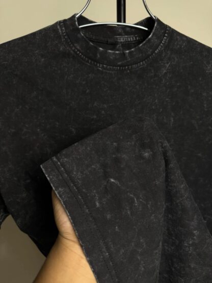 Oversized Ghostface Horror Vibe Dark Screamer Tee - Image 2